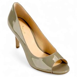 Cole Haan Nike Air Peep Toe Heels Women’s Size 6B Green Patent Leather